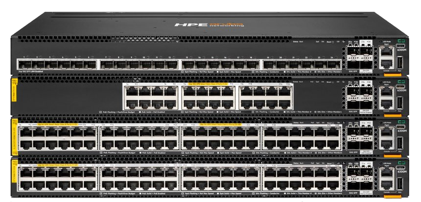HPE Aruba Networking CX 6300 switch portfolio